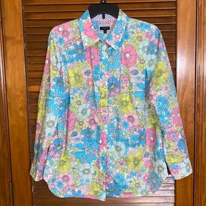 Talbots floral top